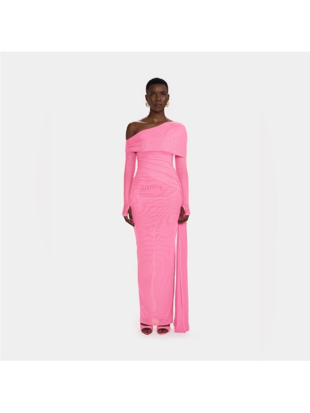 BBXBRAND Verella Mesh Maxi - Huba - US 4 / UK 8 Pink